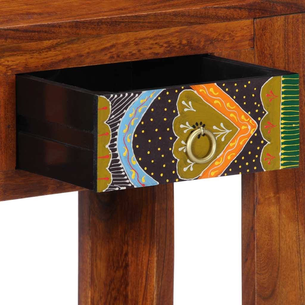 Τραπέζι κονσόλας 80x35x75 cm από μασίφ ξύλο ακακίας - Pakobazaar