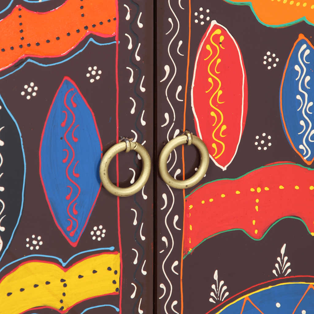 Sideboard Πολύχρωμο 50x35x60 μασίφ ξύλο ακακίας