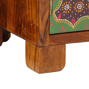 Sideboard Πολύχρωμο 90x35x60 μασίφ ξύλο ακακίας - Pakobazaar