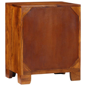 Sideboard Πολύχρωμο 50x35x60 μασίφ ξύλο ακακίας - Pakobazaar