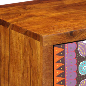 Sideboard Πολύχρωμο 50x35x60 μασίφ ξύλο ακακίας - Pakobazaar