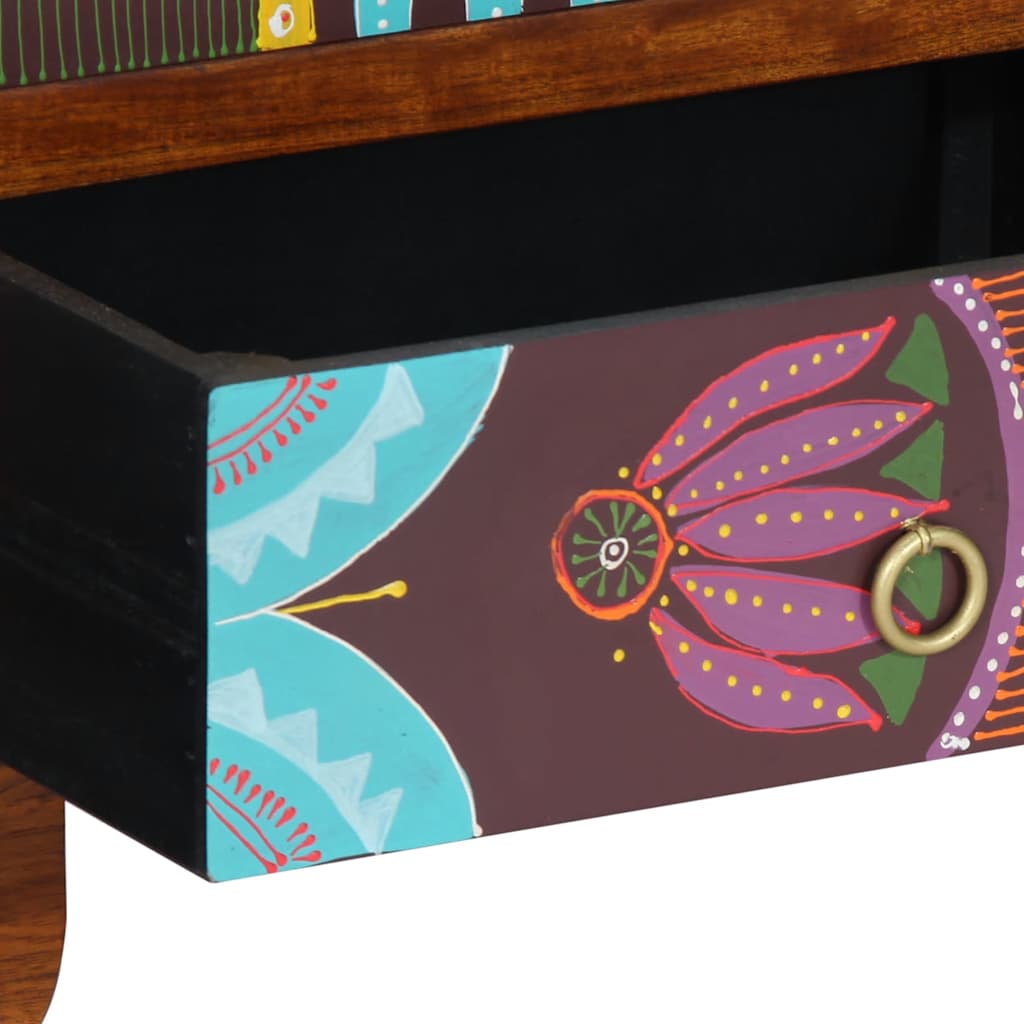 Sideboard Πολύχρωμο 50x35x60 μασίφ ξύλο ακακίας - Pakobazaar