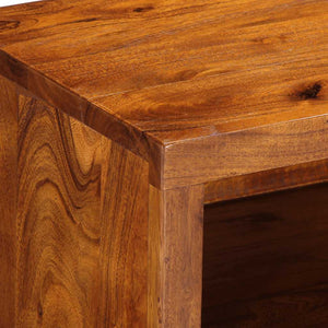 Ντουλάπι τηλεόρασης πολύχρωμο 110x30x40 μασίφ ξύλο ακακίας