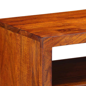 Ντουλάπι τηλεόρασης πολύχρωμο 110x30x40 μασίφ ξύλο ακακίας - Pakobazaar