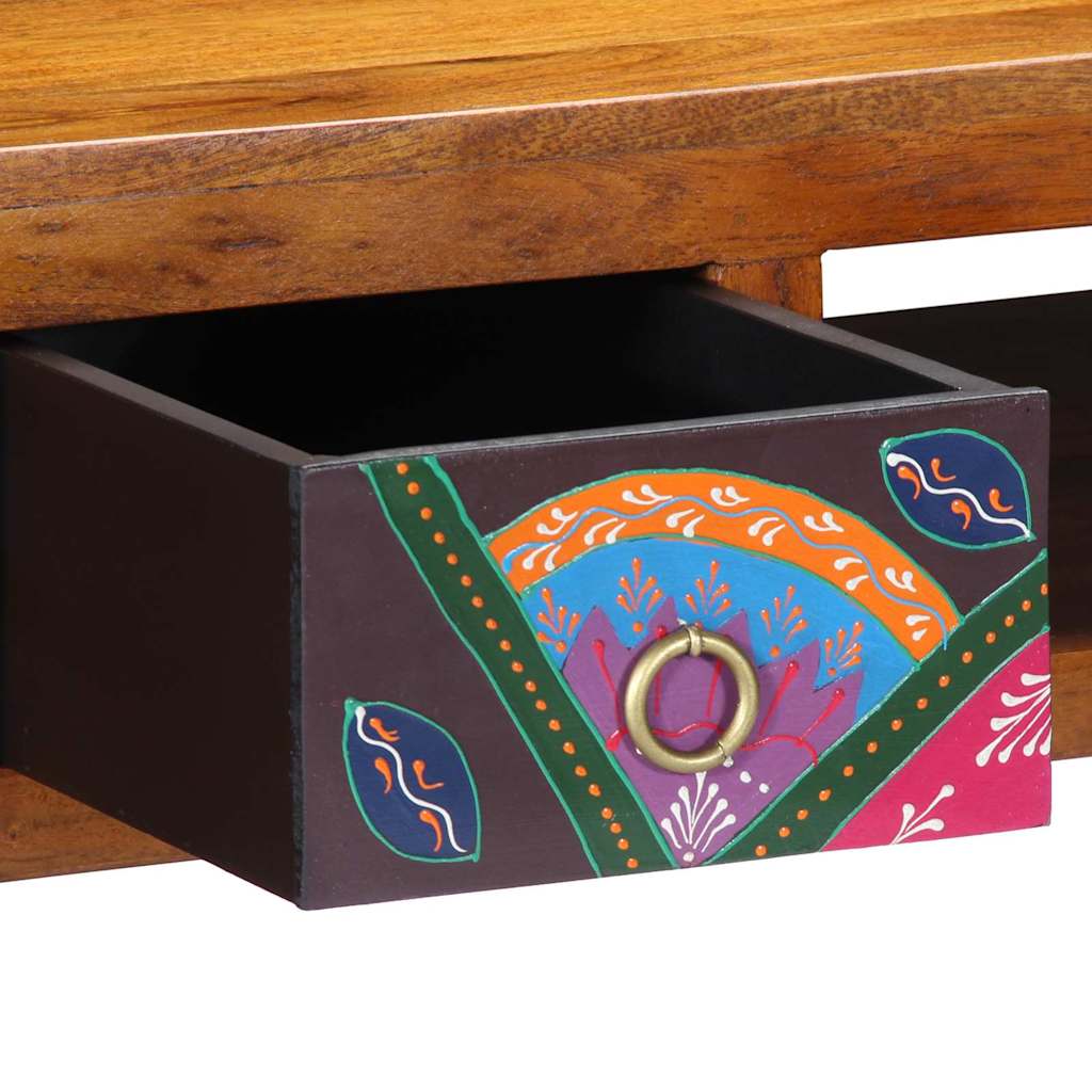 Γραφείο γραφής με συρτάρι με αποθήκευση Καφέ 110 x 50 x 73 εκ - Pakobazaar