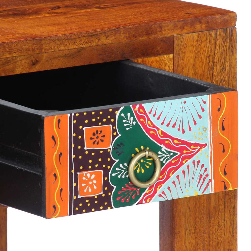 Γραφείο γραφής με συρτάρι με αποθήκευση Καφέ 100 x 50 x 75 cm - Pakobazaar