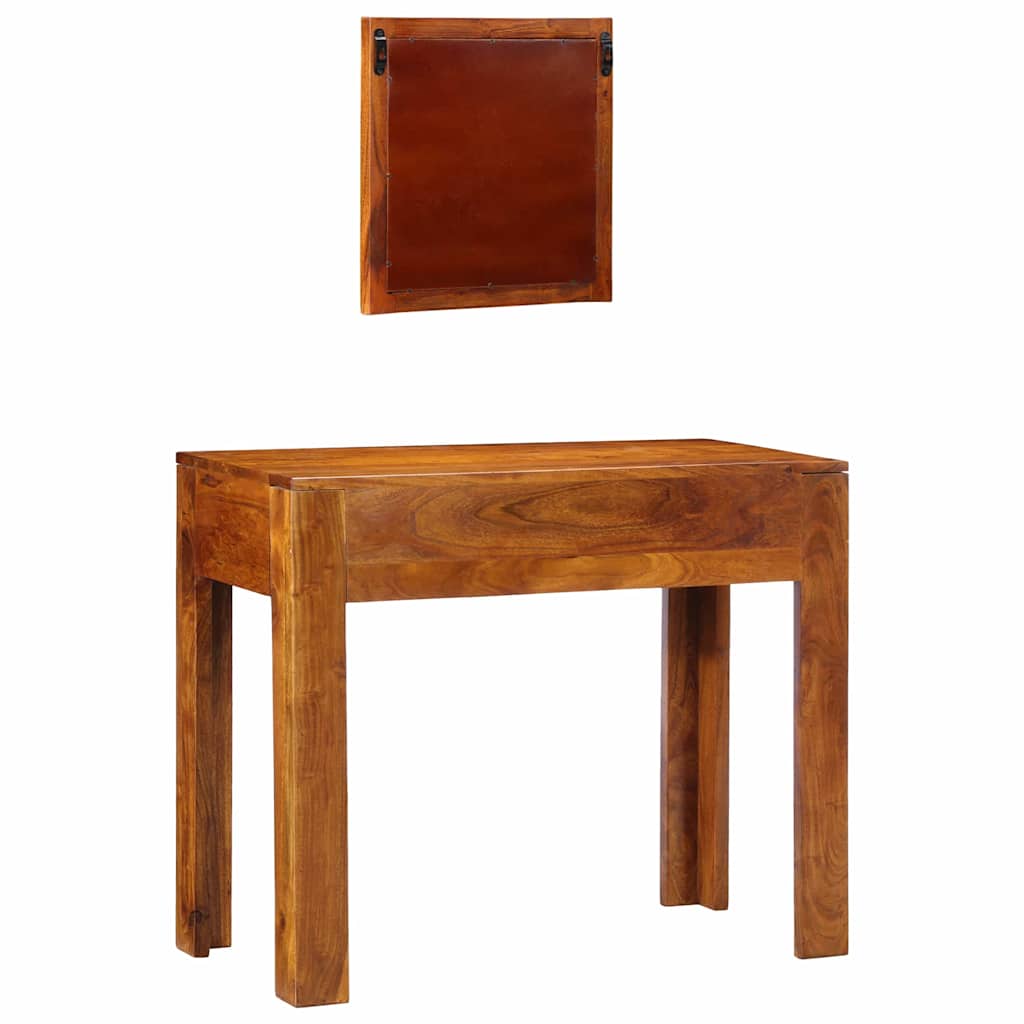 Τραπέζι περιποίησης Καφέ 90 x 45 x 75 cm Στερεό Ξύλο Ακακίας - Pakobazaar