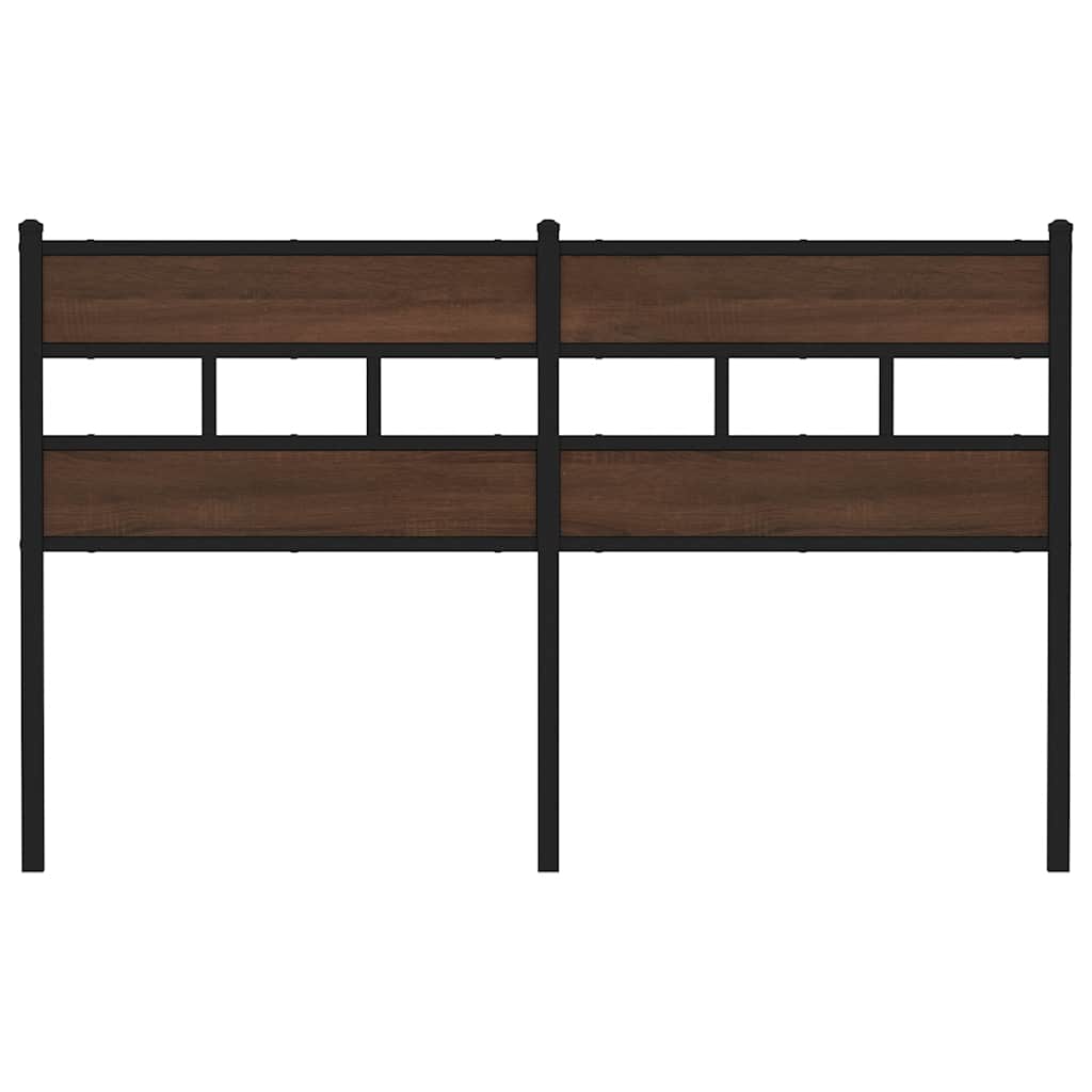 Ανταλλακτικό κεφαλάρι Καφέ Δρυς 135 εκ. Ατσάλι/Επεξεργασμένο Ξύλο - Pakobazaar