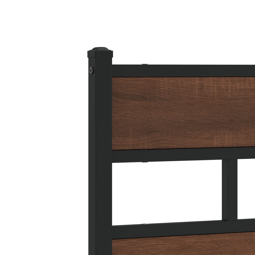 Ανταλλακτικό κεφαλάρι Καφέ Δρυς 135 εκ. Ατσάλι/Επεξεργασμένο Ξύλο - Pakobazaar