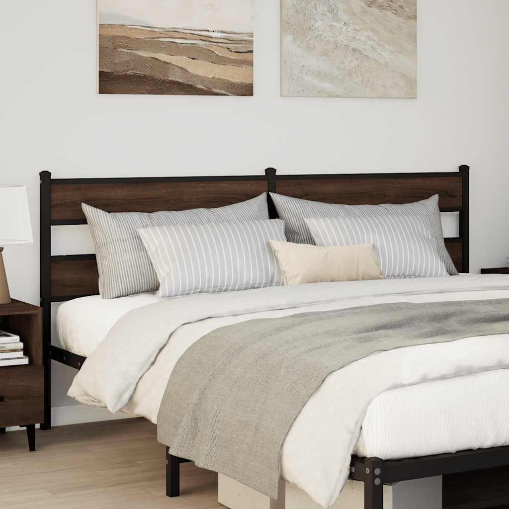 Ανταλλακτικό κεφαλάρι Καφέ Δρυς 180 εκ. Ατσάλι/Επεξεργασμένο Ξύλο - Pakobazaar