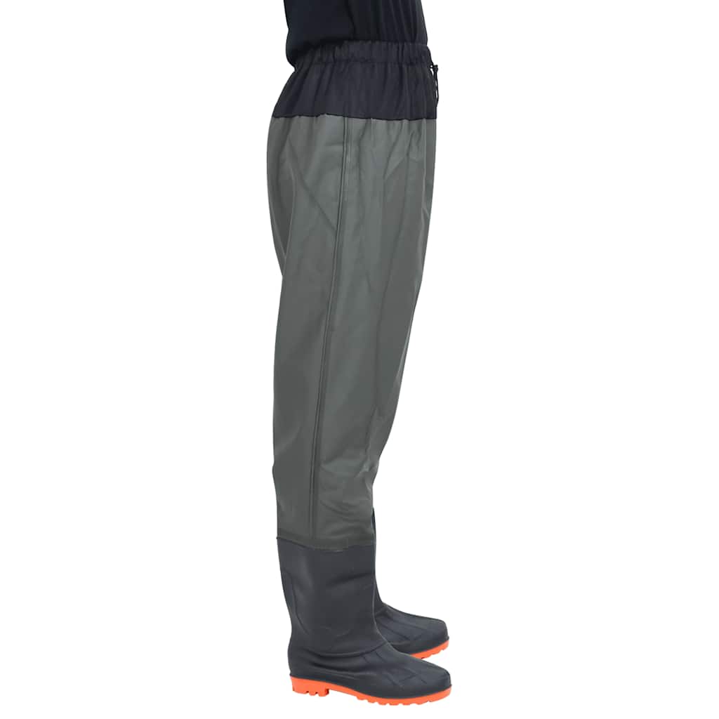 Waist Waders με μπότες σκούρο πράσινο μέγεθος 38 - Pakobazaar