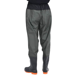 Waist Waders με μπότες σκούρο πράσινο μέγεθος 38 - Pakobazaar