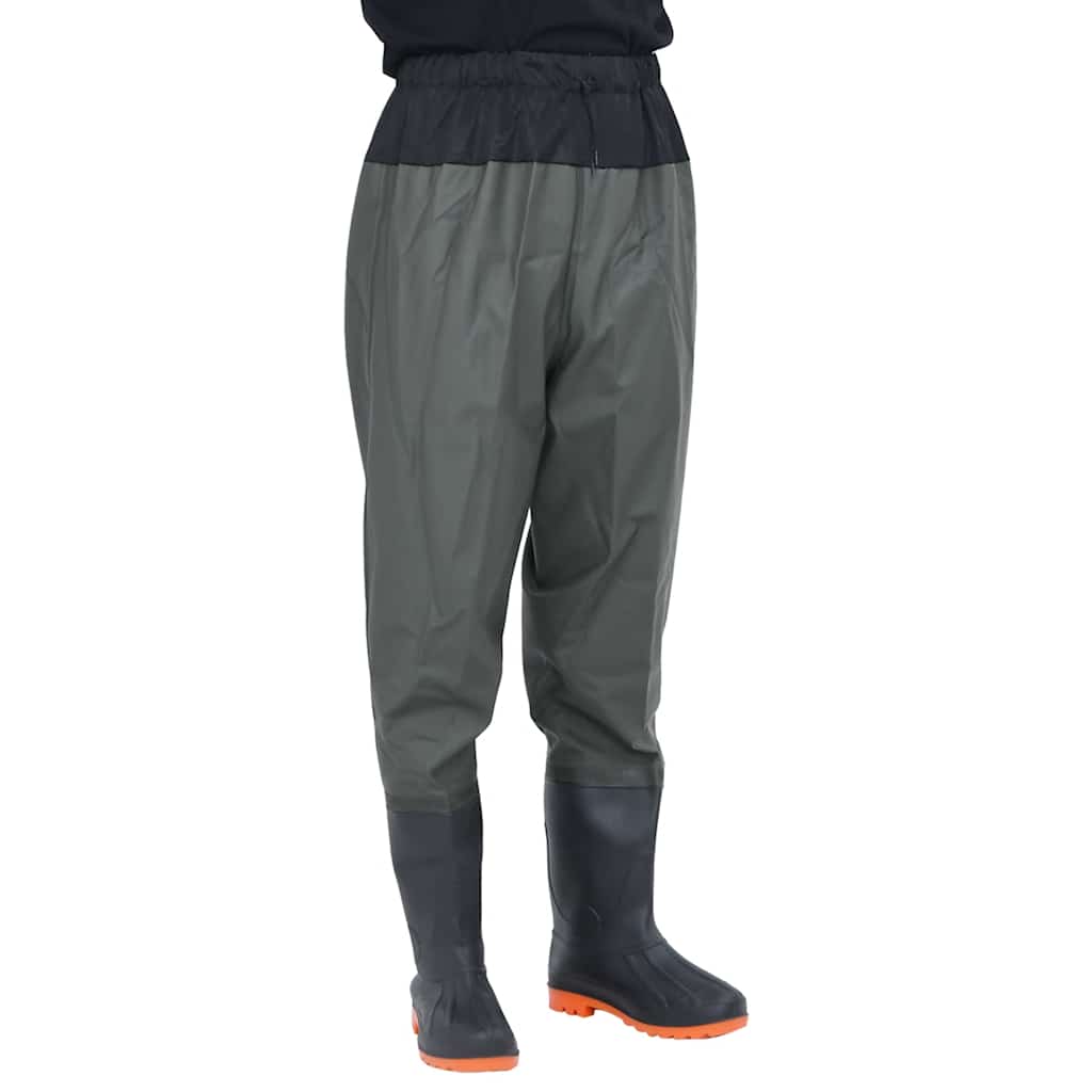 Waist Waders με μπότες σκούρο πράσινο μέγεθος 43 - Pakobazaar