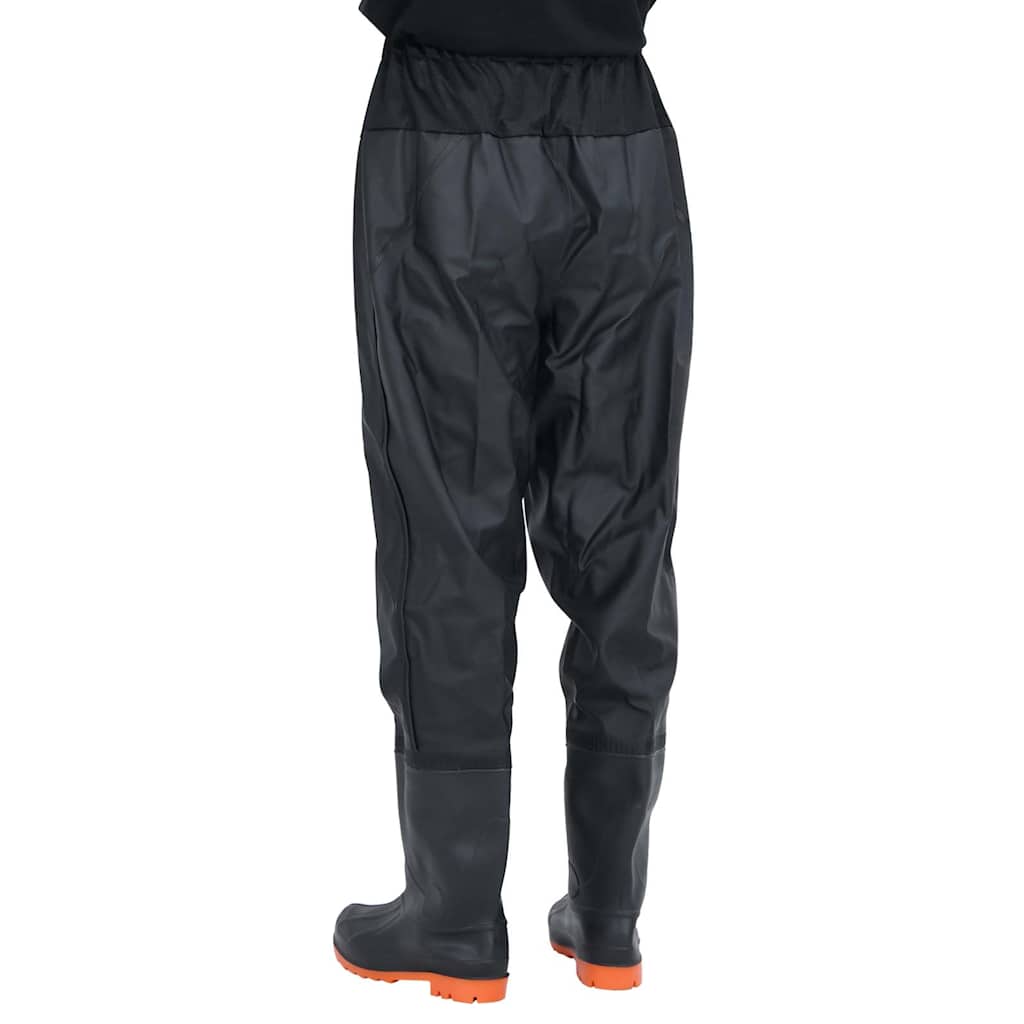 Waist Waders με μπότες Μαύρο μέγεθος 38 - Pakobazaar