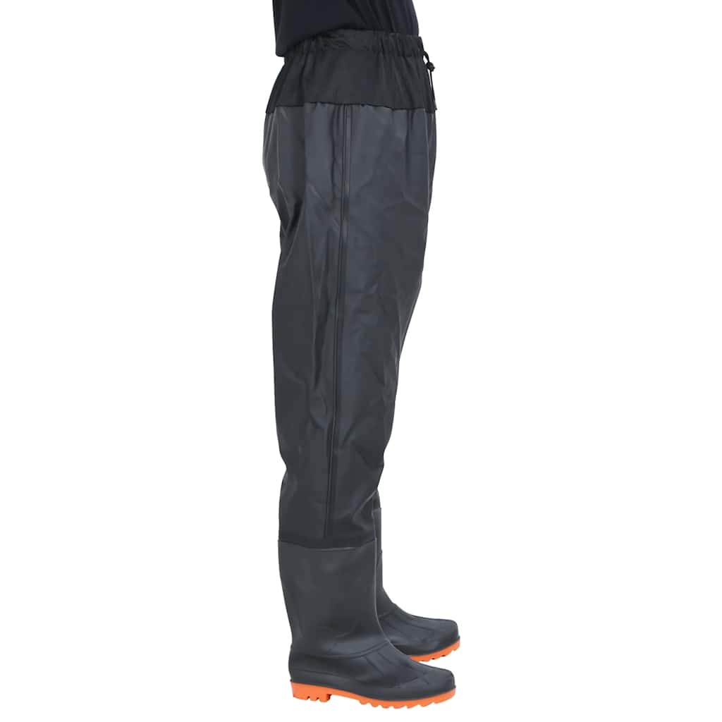 Waist Waders με μπότες Μαύρο μέγεθος 39