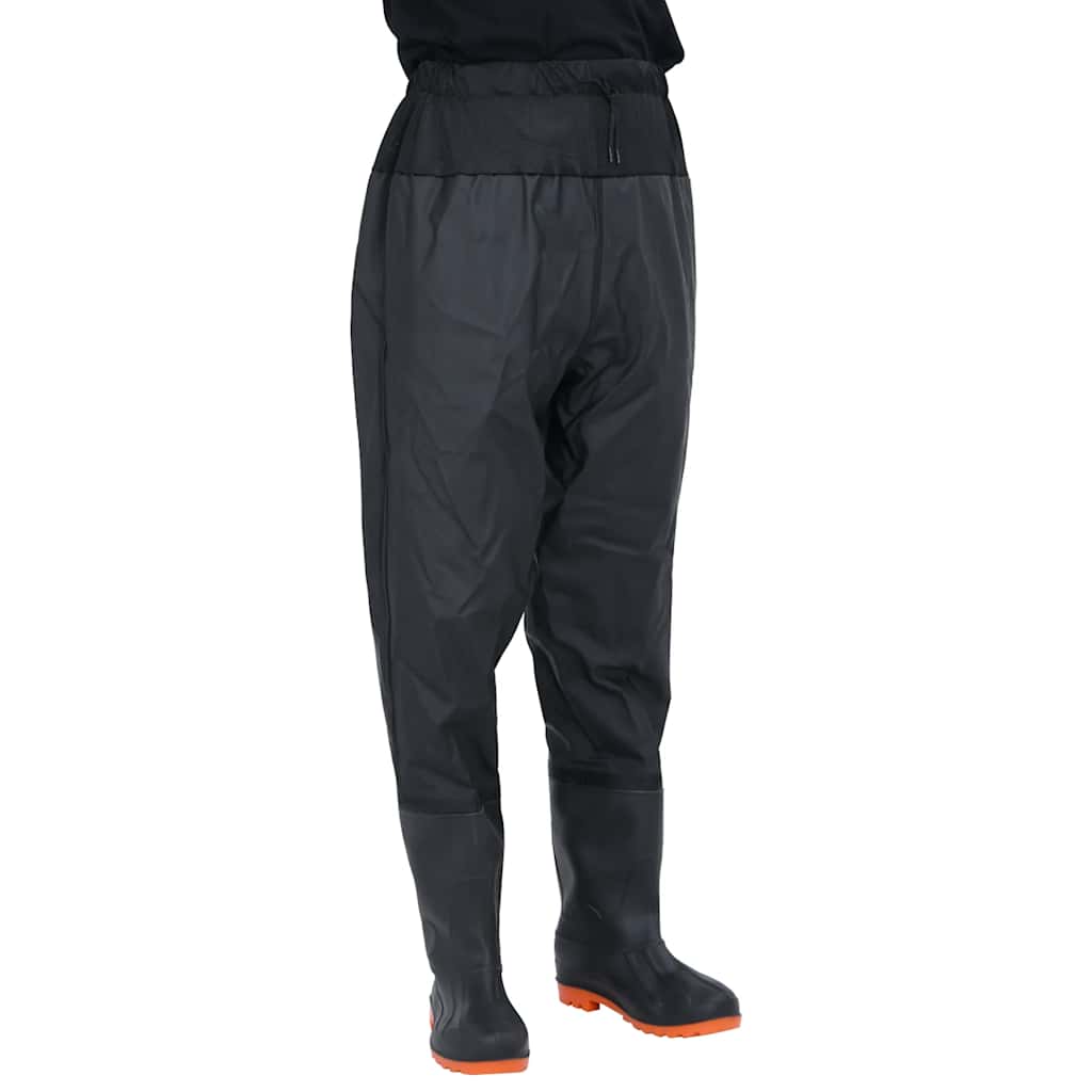 Waist Waders με μπότες Μαύρο μέγεθος 43