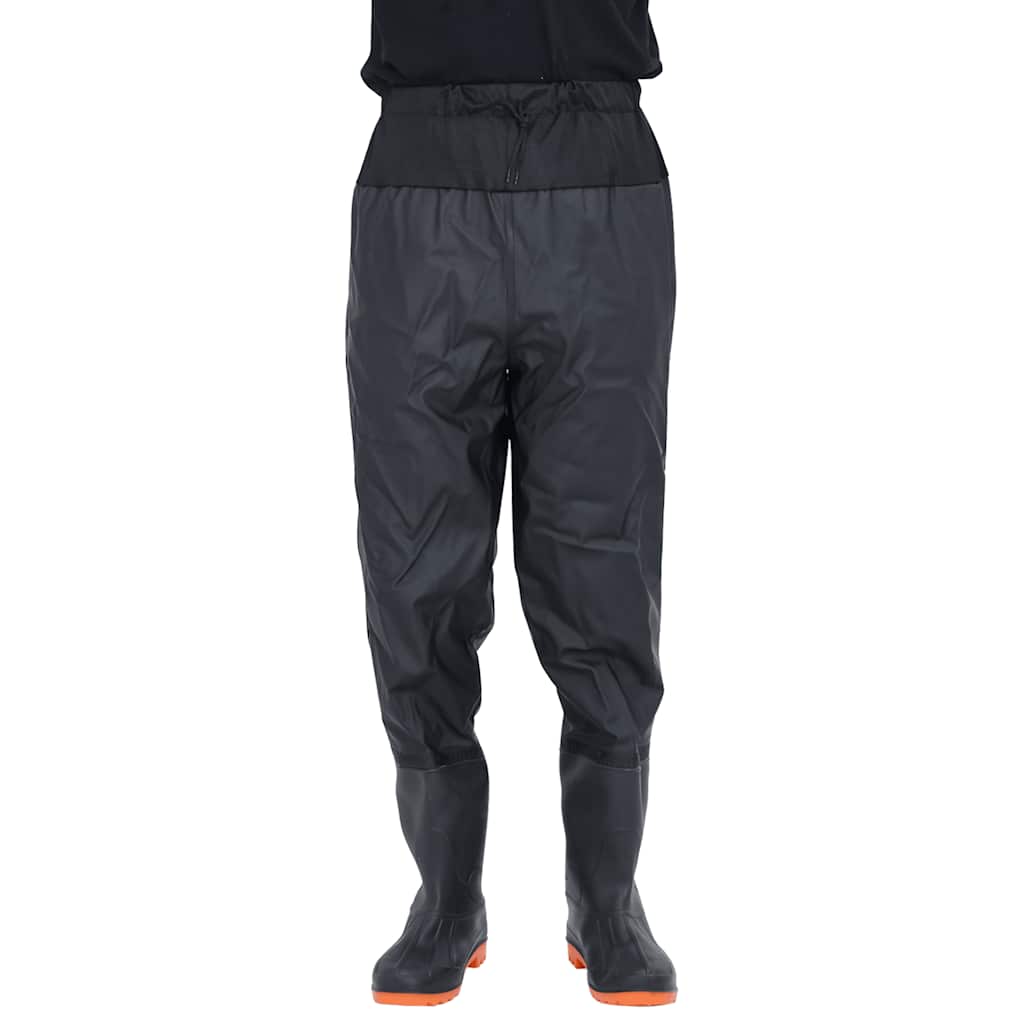 Waist Waders με μπότες Μαύρο μέγεθος 45