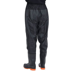 Waist Waders με μπότες Μαύρο μέγεθος 45