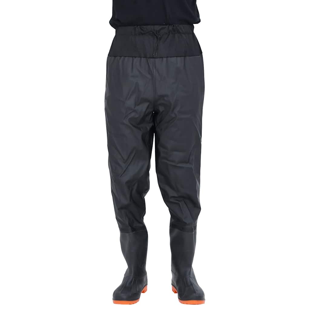 Waist Waders με μπότες Μαύρο μέγεθος 46 - Pakobazaar