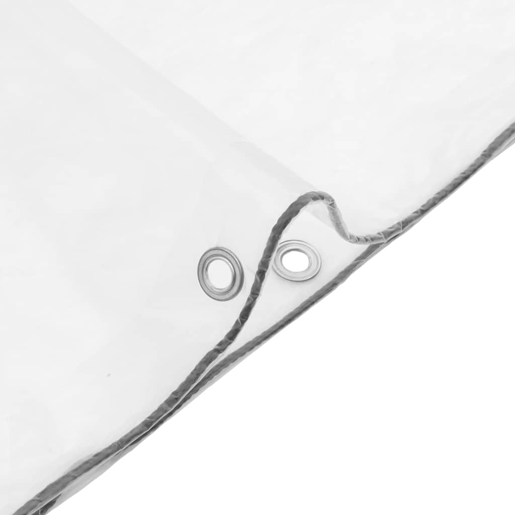 Σαφής μουσαμάς με οπές 5x6 m πολυαιθυλένιο