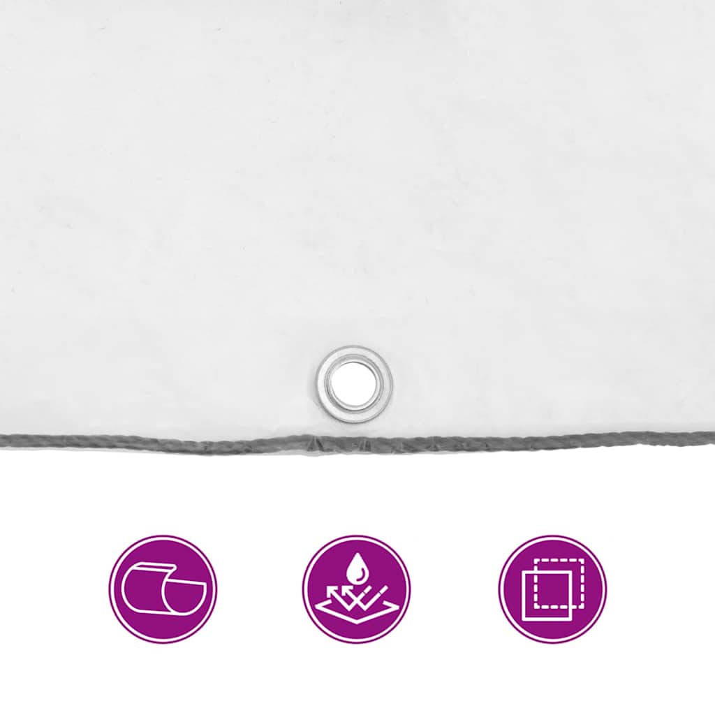 Σαφής μουσαμάς με οπές 5x6 m πολυαιθυλένιο