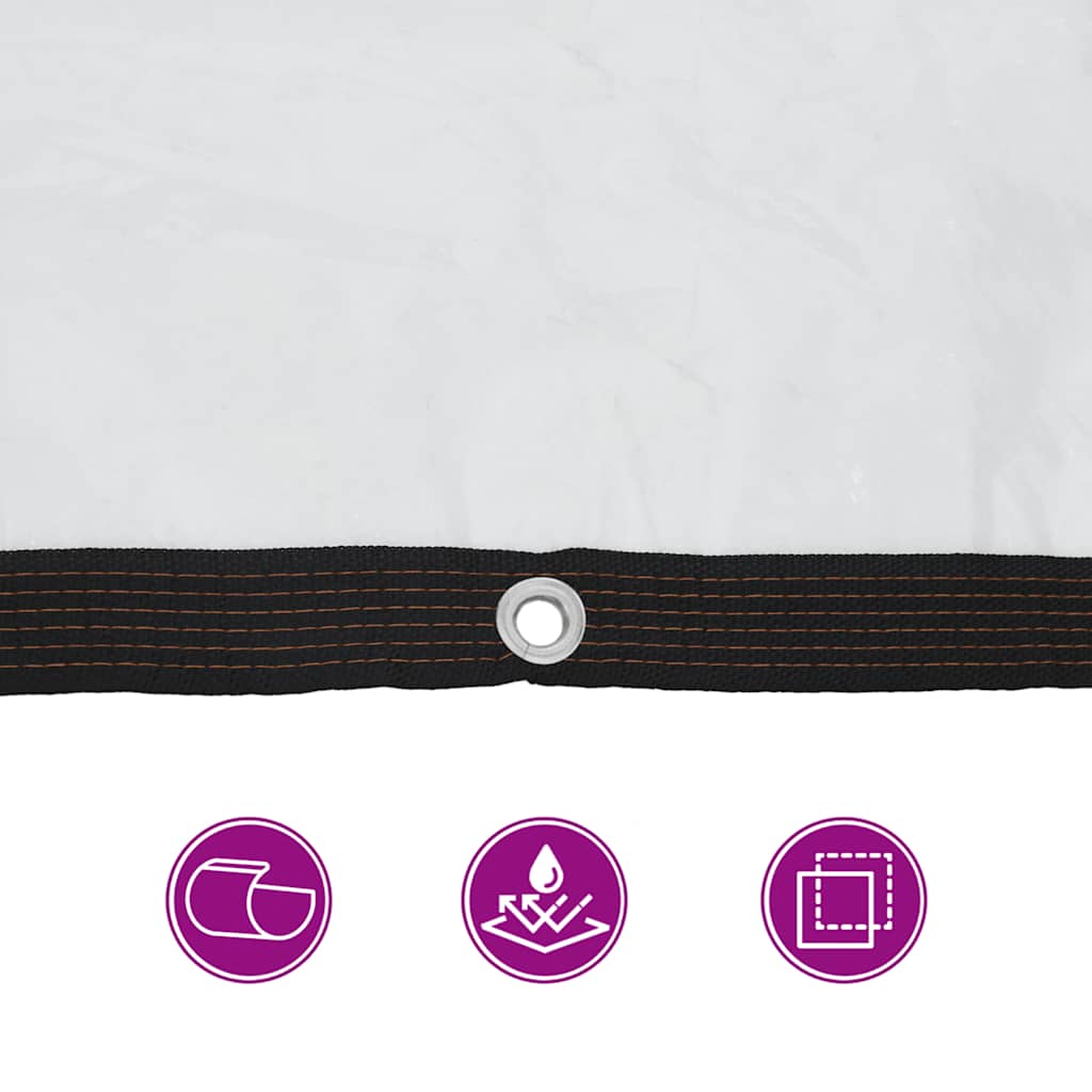 Σαφής μουσαμάς με οπές 1x12 m Πολυαιθυλένιο