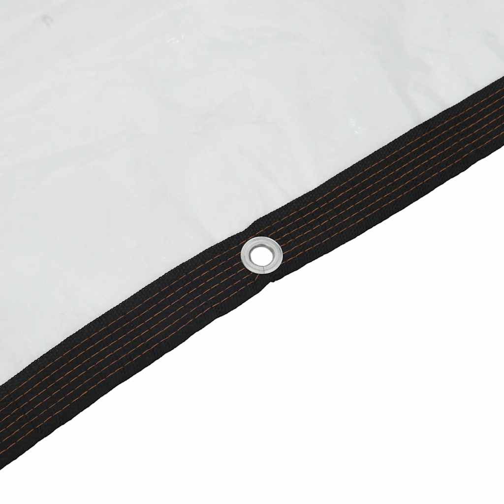 Σαφής μουσαμάς με οπές 4x10 m πολυαιθυλένιο - Pakobazaar