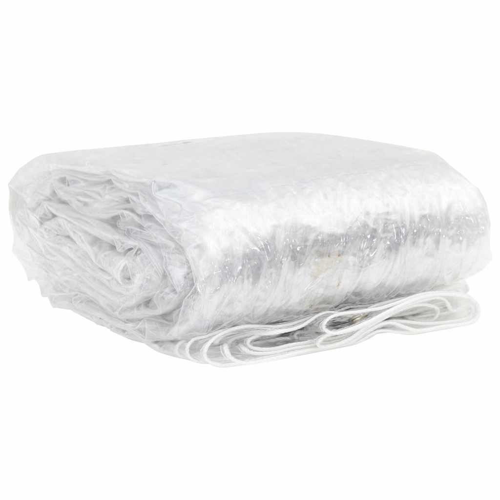 Σαφής μουσαμάς με οπές 1x8 m PVC