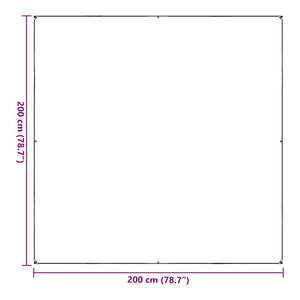 Διαφανής Μουσαμάς με Οπές 2x2 μ. από PVC