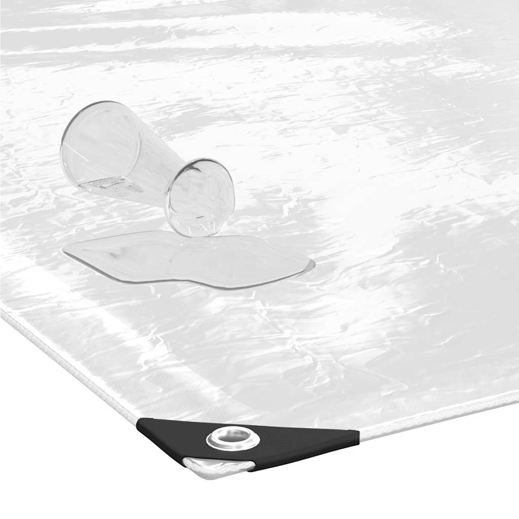 Σαφής μουσαμάς με τις οπές 3x8 μ PVC