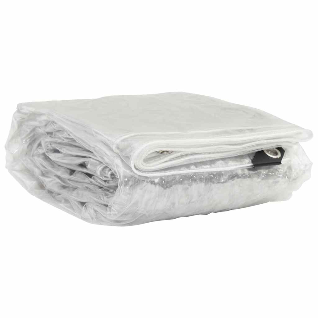 Σαφής μουσαμάς με οπές 3x10 m PVC