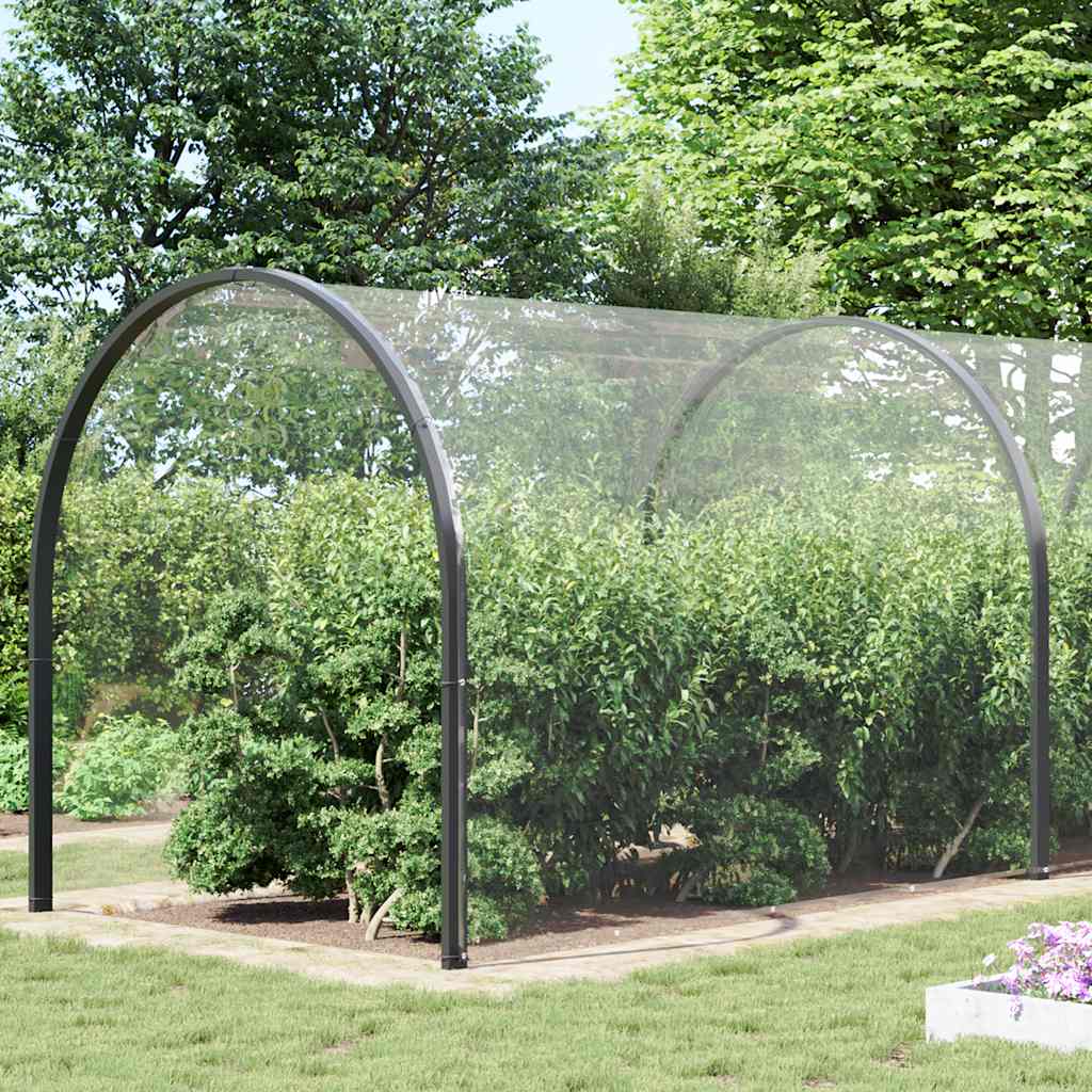 Σαφής μουσαμάς με οπές 5x12 m PVC