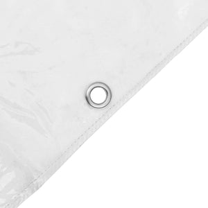 Σαφής μουσαμάς με οπές 6x12 m PVC - Pakobazaar