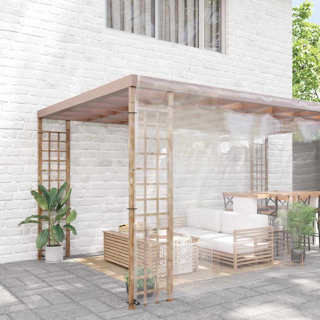 σαφής μουσαμάς με τις οπές 8x8 m PVC