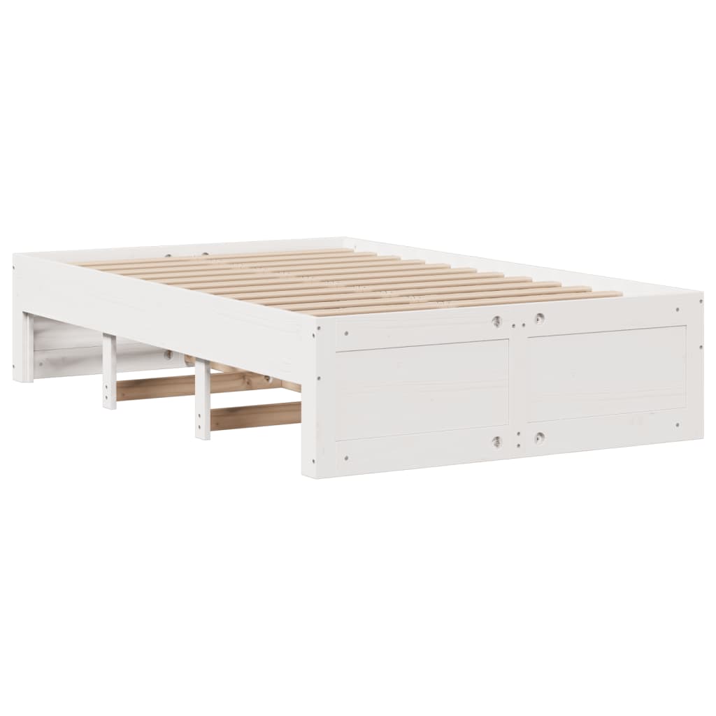 Σκελετός Κρεβατιού Χωρίς Στρώμα με Συρτάρια Μασίφ Ξύλο Πεύκου