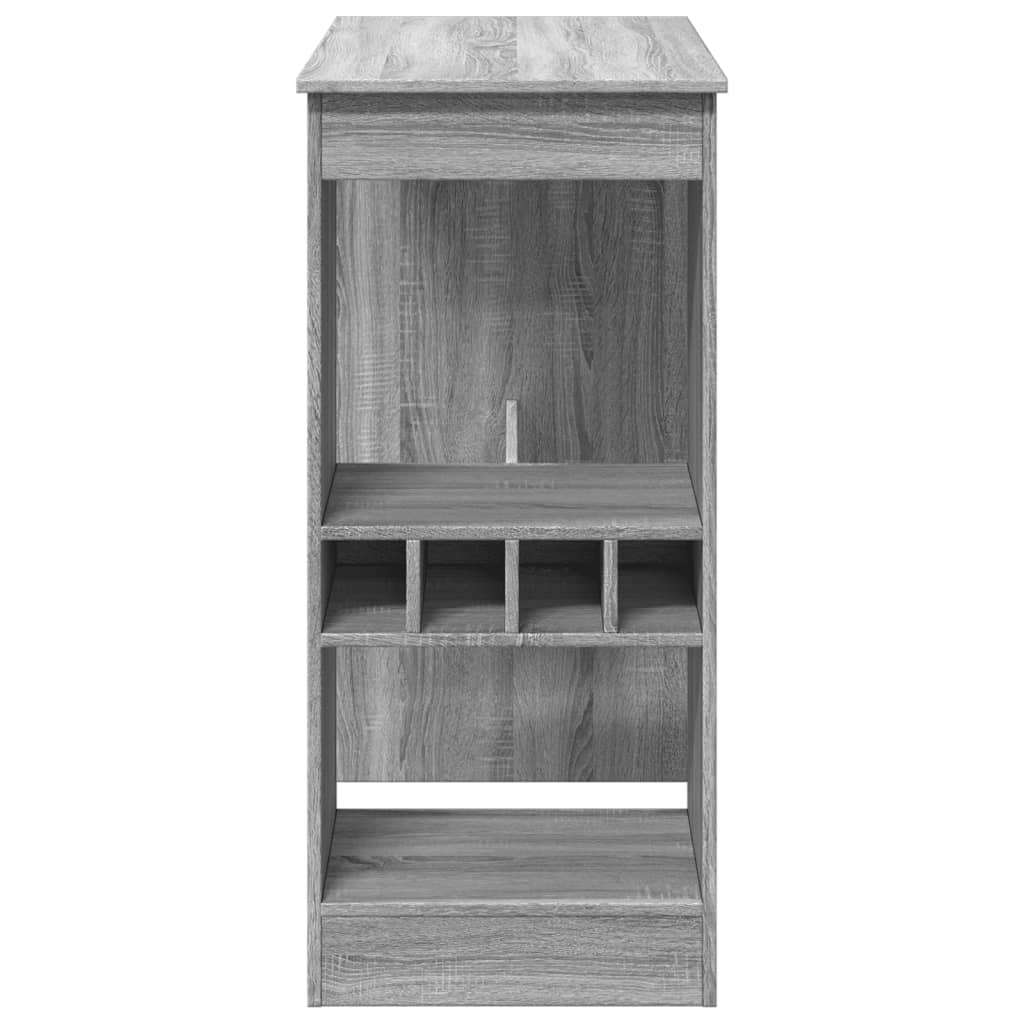 Τραπέζι Μπαρ Γκρι Sonoma 90x47,5x103,5 εκ. από Επεξεργ. Ξύλο - Pakobazaar