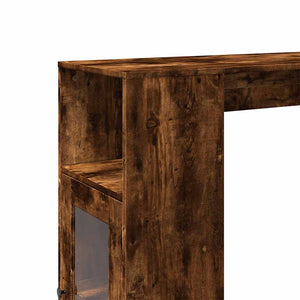 Τραπέζι Μπαρ με Ράφια Δρυς 101x40x103,5 εκ. Επεξεργ. Ξύλο - Pakobazaar