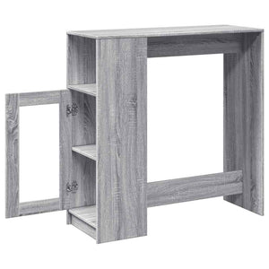 Τραπέζι Μπαρ Γκρι Sonoma 101x40x103,5 εκ. από Επεξεργ. Ξύλο