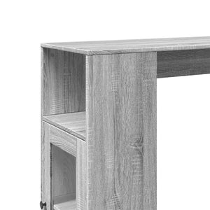 Τραπέζι Μπαρ Γκρι Sonoma 101x40x103,5 εκ. από Επεξεργ. Ξύλο