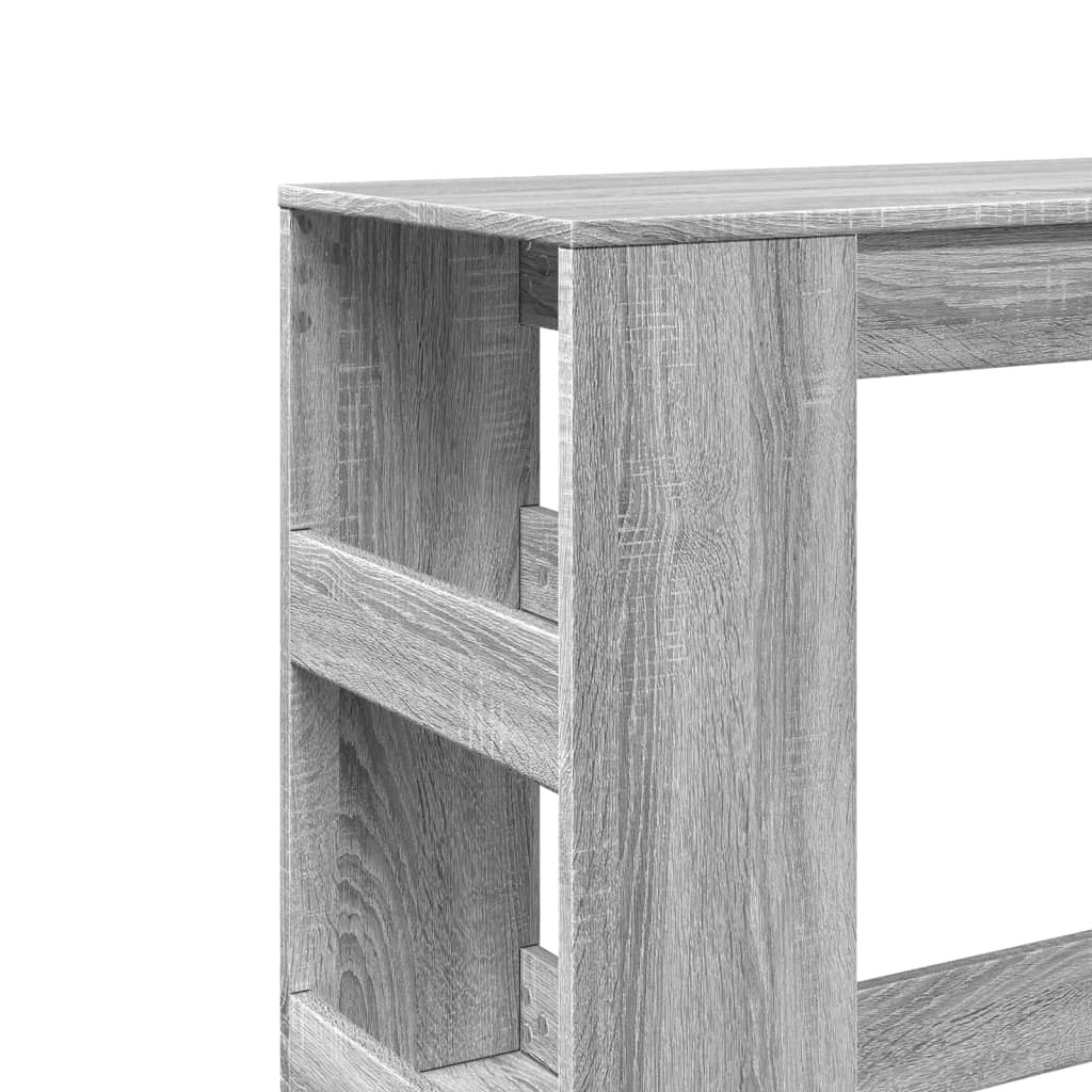 Τραπέζι Μπαρ Γκρι Sonoma 90x40x103,5 εκ. από Επεξεργ. Ξύλο - Pakobazaar