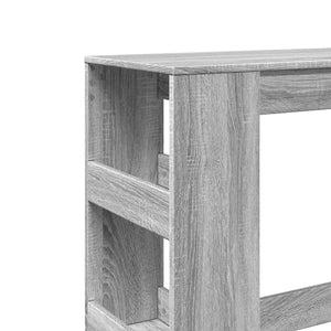Τραπέζι Μπαρ Γκρι Sonoma 90x40x103,5 εκ. από Επεξεργ. Ξύλο - Pakobazaar