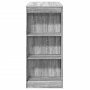 Τραπέζι Μπαρ Γκρι Sonoma 95x47x103,5 εκ. από Επεξεργ. Ξύλο - Pakobazaar