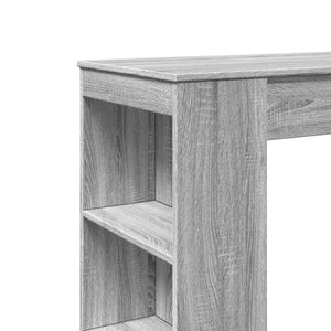 Τραπέζι Μπαρ Γκρι Sonoma 95x47x103,5 εκ. από Επεξεργ. Ξύλο - Pakobazaar