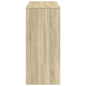 Τραπέζι Κονσόλα με Ράφι Sonoma Δρυς 124x46x103,5 εκ Επεξ. Ξύλο - Pakobazaar