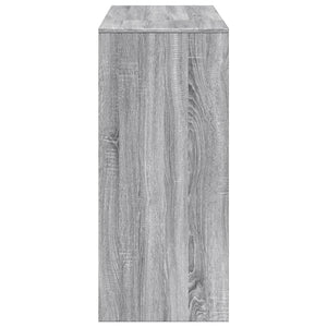Τραπέζι Κονσόλα Γκρι Sonoma 124x46x103,5 εκ. από Επεξεργ. Ξύλο - Pakobazaar