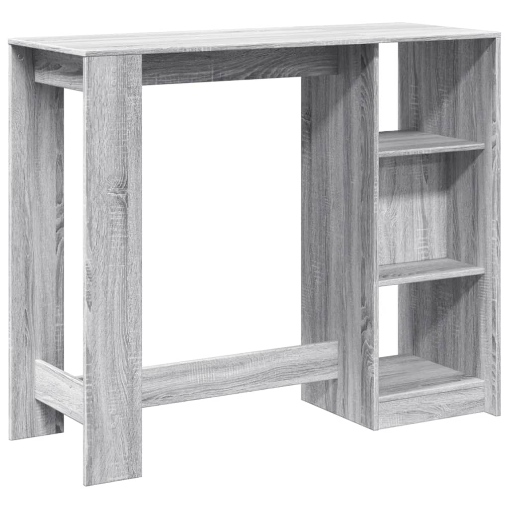 Τραπέζι Κονσόλα Γκρι Sonoma 124x46x103,5 εκ. από Επεξεργ. Ξύλο - Pakobazaar