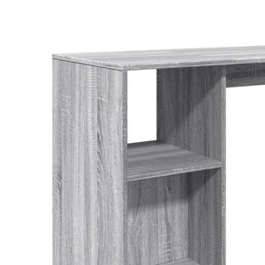 Τραπέζι Κονσόλα Γκρι Sonoma 124x46x103,5 εκ. από Επεξεργ. Ξύλο - Pakobazaar