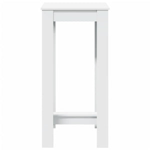 Τραπέζι Μπαρ Λευκό 51x50x103,5 εκ. Επεξ. Ξύλο - Pakobazaar