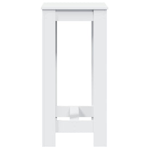 Τραπέζι Μπαρ Λευκό 51x50x103,5 εκ. Επεξ. Ξύλο - Pakobazaar