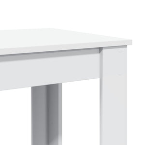 Τραπέζι Μπαρ Λευκό 51x50x103,5 εκ. Επεξ. Ξύλο - Pakobazaar